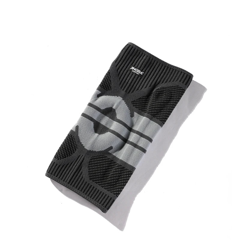 JINGBA Pro Knee Sleeve with Stabilizers & Patella Gel Pad