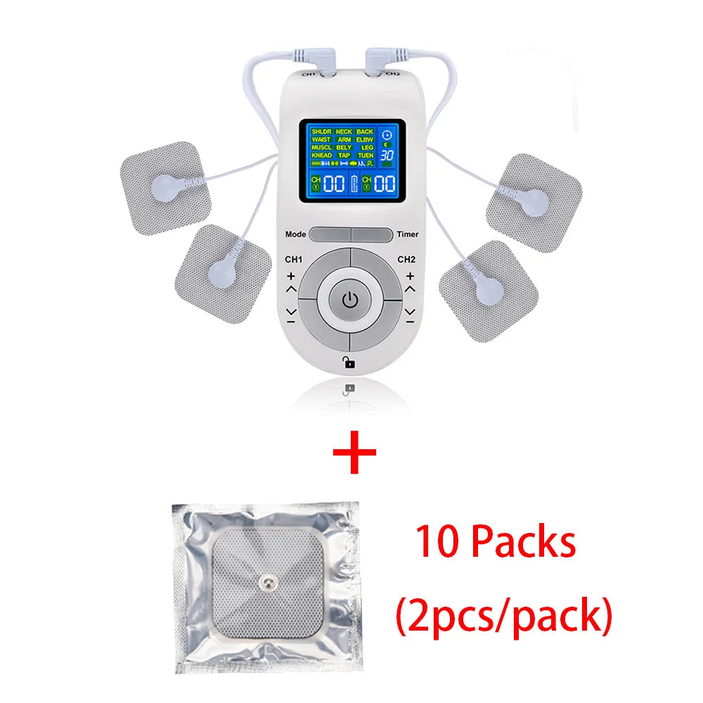 Multi-Mode TENS & EMS Therapy Device – Muscle & Nerve Pain Relief