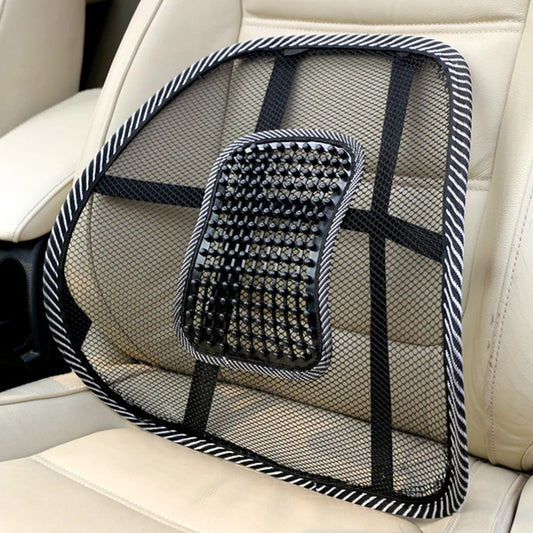 Mesh Lumbar Support Cushion for Car & Office Chairs – Ergonomic Back Support